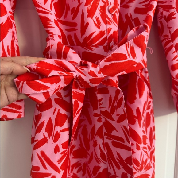 Veronica beard red and pink dress - Picture 5 of 6